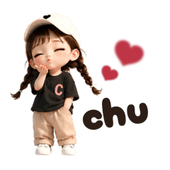 シンプル可愛い♡三つ編みの女の子