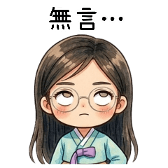 (¬_¬)韓服小女孩無言