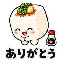 Cute Tofu Stickers
