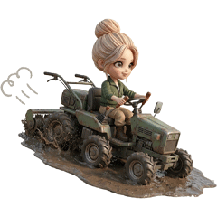 Say It with Words Farmer Gyaru Girl