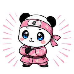Hapi Hapi Panda Ninja version