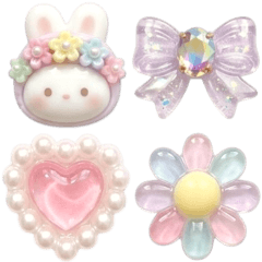 かわいいぷっくりシールスタンプ♡18