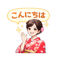 6種語言的問候貼圖