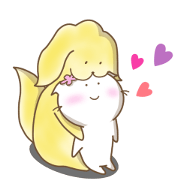 cat(sakura)&Golden retriever
