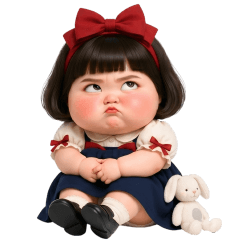 Funny face girl 239 No Text