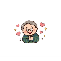 An old man like an old lady.