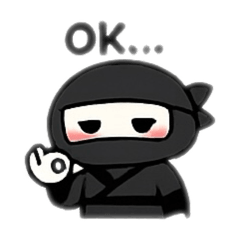 Ninja reaction stamp