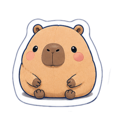 Marumochi Capibara Sticker