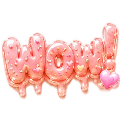 sweets Word sticker