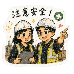 建築夫婦的工作日常