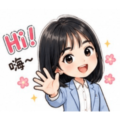 保險業可愛業務圖