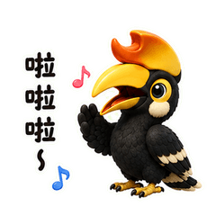 雙角犀鳥的日常