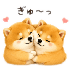 Snuggly Shiba Sisters