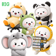 บู้บี้ ชุดมาสคอต : ทำงานๆ (BIG)