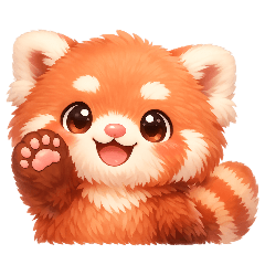 Pomi the Fluffy Red Panda:  Moods