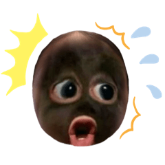 Very funny face stickers