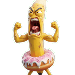 Gaya Pisang Besar yang Bosan Dunia