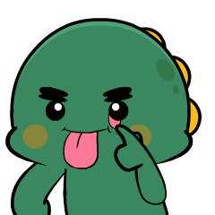 Grumpy Dino 11 : Animated Stickers
