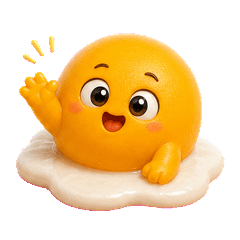 Runny Fried Egg Mood (No text)