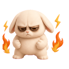 Grumpy Lop Bunny Set2 (EN)