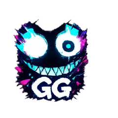 neon game stamp