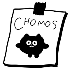 Chomos and a white cat