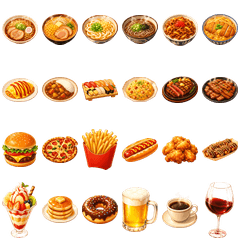 What to Eat Stickers
