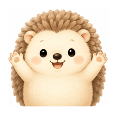 Hedgehog: Business Polite Stickers