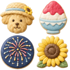 Cute cookie Sticker04