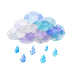 Washi Rainy Season Healing Icons