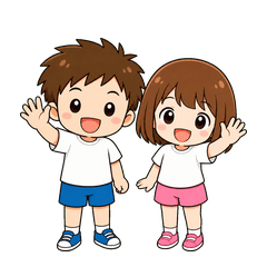 Big Text & Polite Chibi Stickers