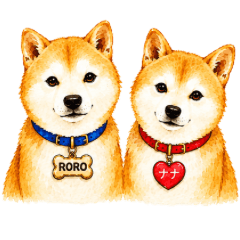 RORO & NANA Shiba Greetings
