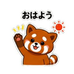 Red Panda Morning