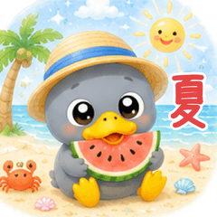 気づかいのできるハシビロコウ♡夏