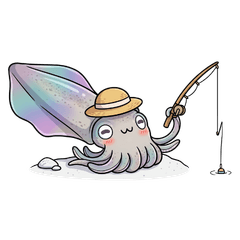 Every day with the bigfin reef squid