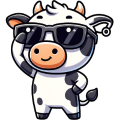Too cool, Cow-kun!