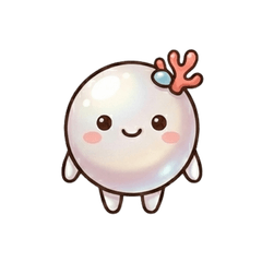 Cute pearl stickers 55
