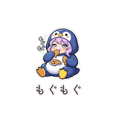Chubby Penguin Girl Stickers 40 Vol.2