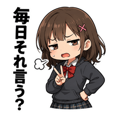 毎日使える思春期女子スタンプ