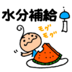 Summer Sam Sticker Set
