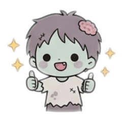 ゆるかわゾンビくんセリフ無しver.