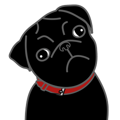 A day of PUGS - black-