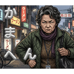 kowaomotekaono kansaiben obasan 1