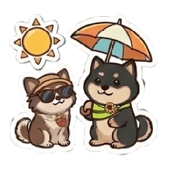 CHIHUAHUA-chocolate & BLACK-SHIBAINU