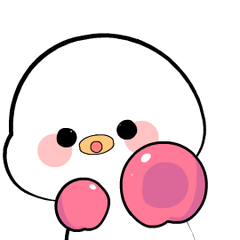 little white duck 4 : Pop-up stickers