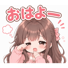 Cute Girl Sticker Daily Life Edition