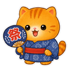 Summer Fun with Maru the Tabby Cat