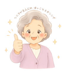 Gentle Grandma Stickers hayababa 1