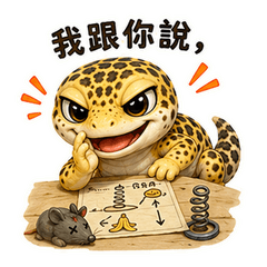 豹紋守宮搞怪-台灣慣用語篇