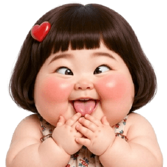 Funny face girl 240 NoText